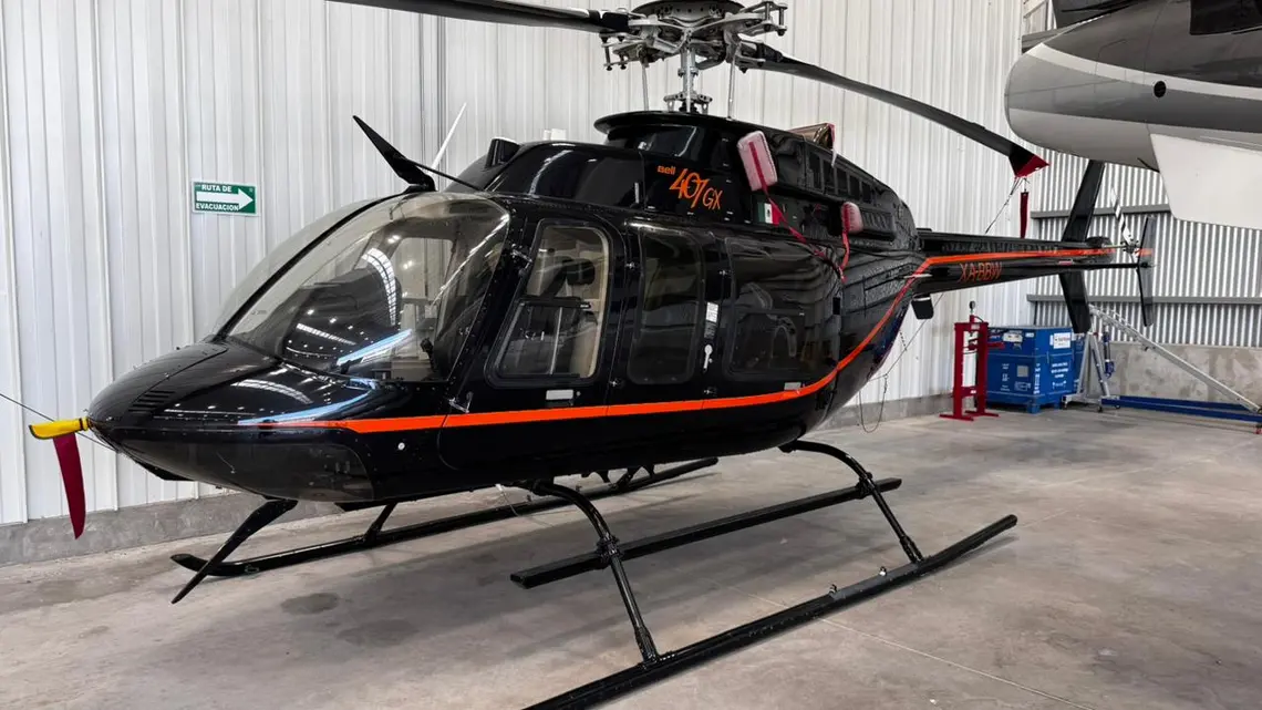 Bell 407GX helicopter charter in Guadalajara and Queretaro