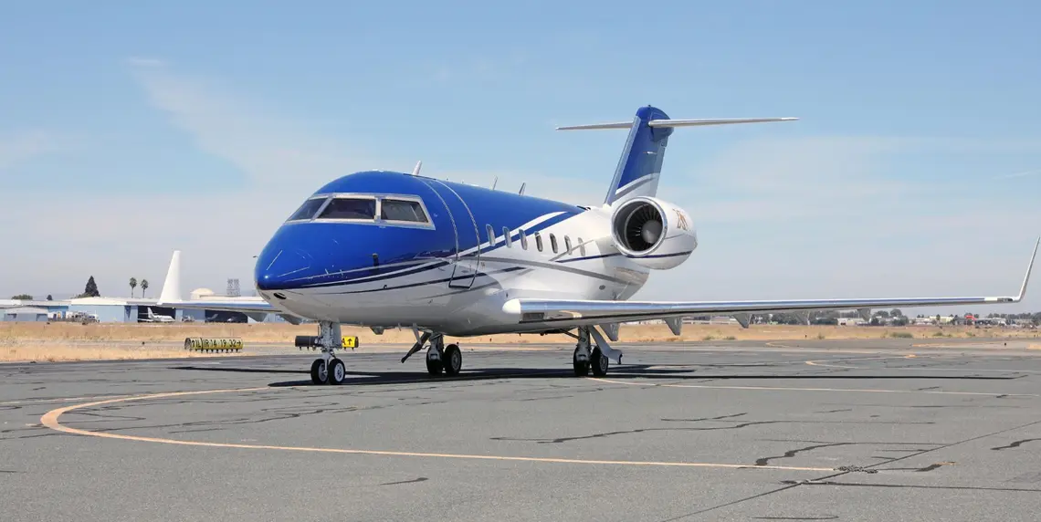 Challenger 601 for international private jet charter flights